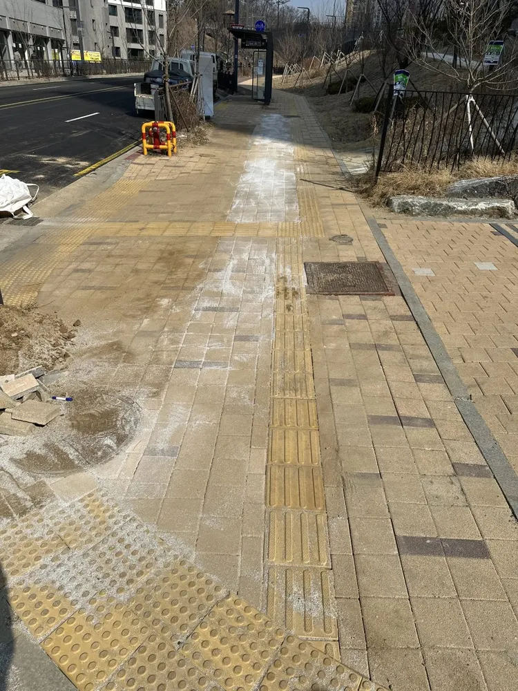 투수블럭 시공 현장 사진 3