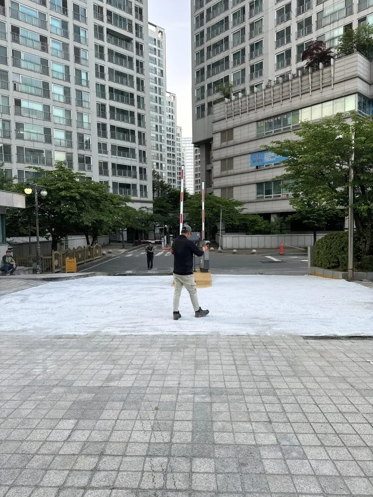 판교 인터로킹 시공 현장 사진 2